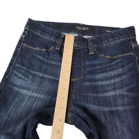 Judy Blue Jeans Womens 28 Blue Pull On Skinny Fit Elastic‎ Waist Jegging Denim - Picture 11 of 12